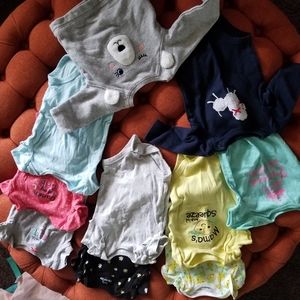 Baby Girl Onsies and Tops